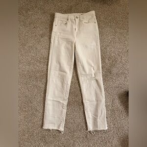 Blank NYC Women's Off-White straight Jeans
